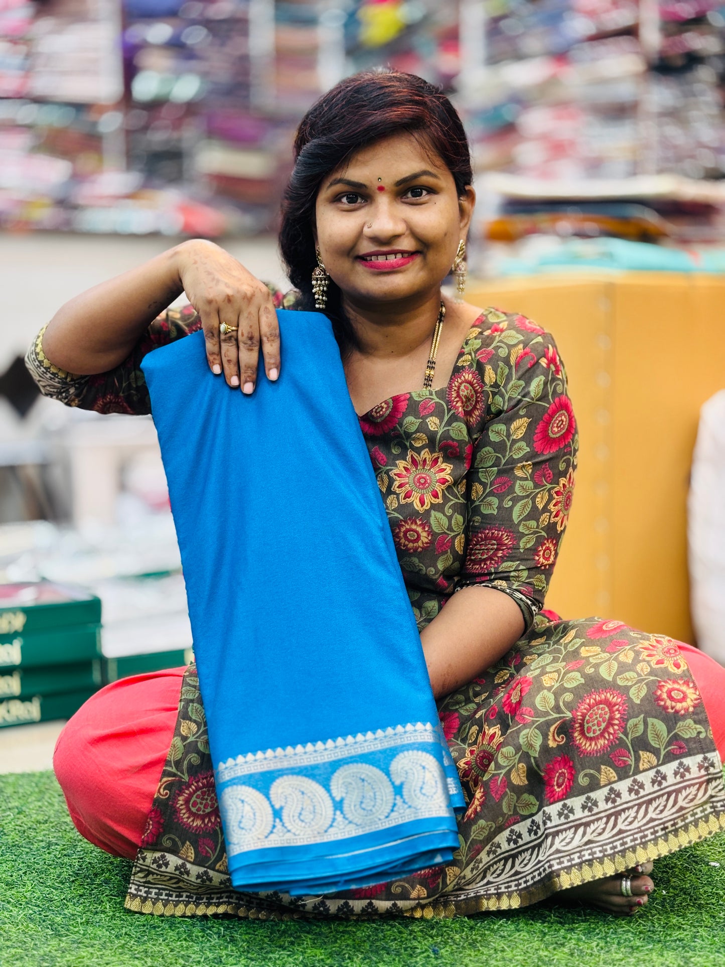 Semi Mysore georgette