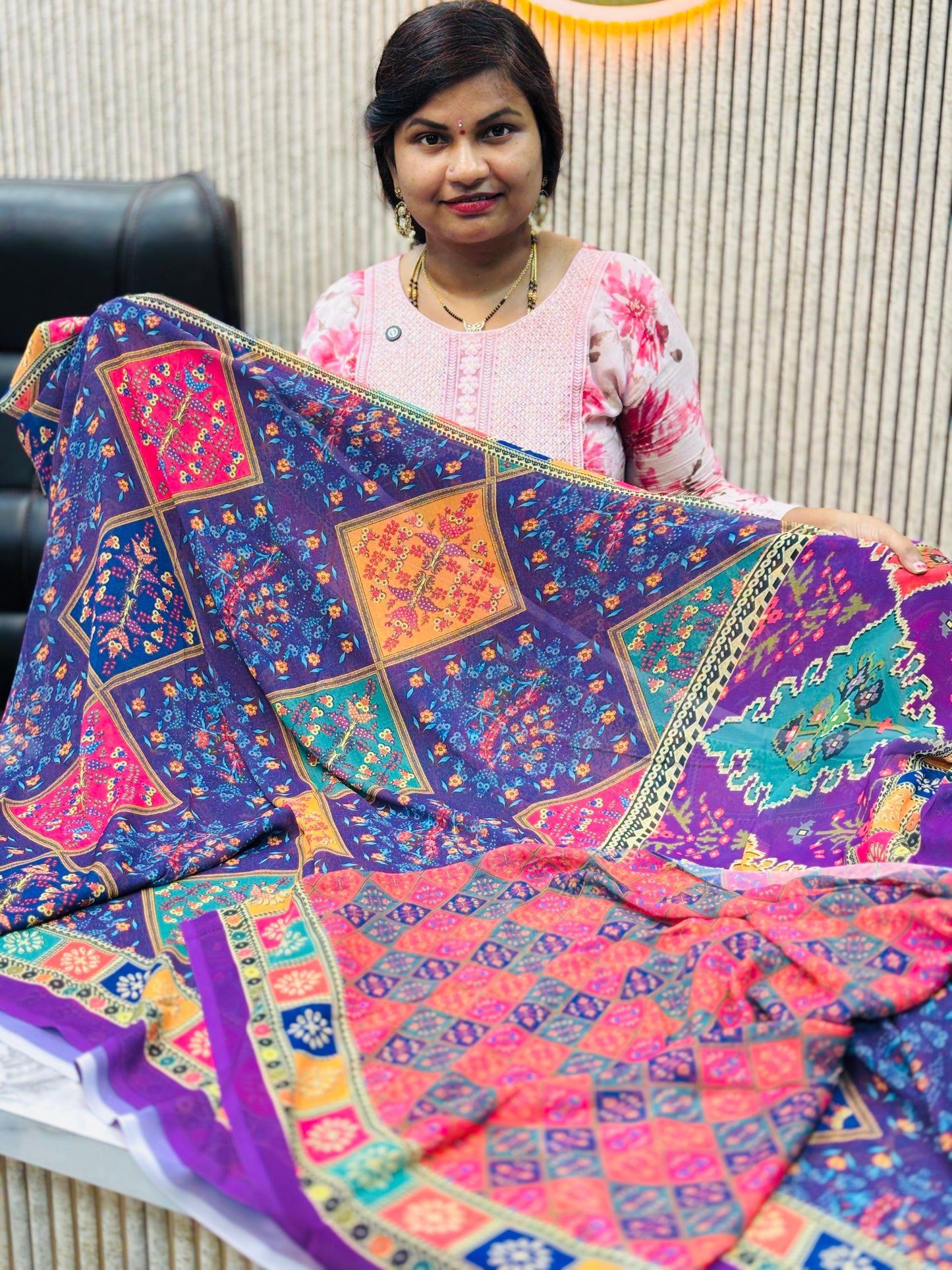 Georgette Laya sarees