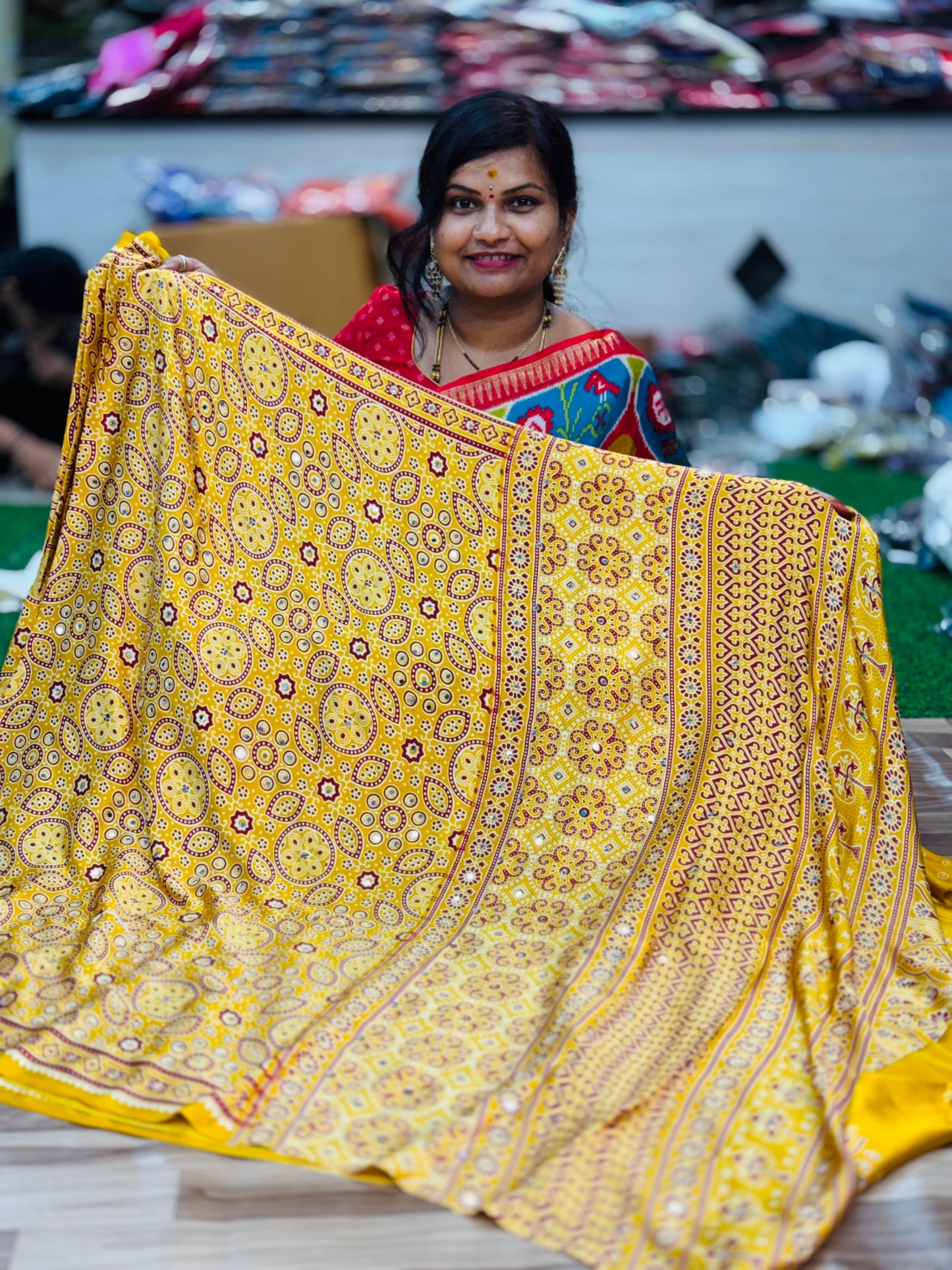 Premium Azrak Model Silk Saree