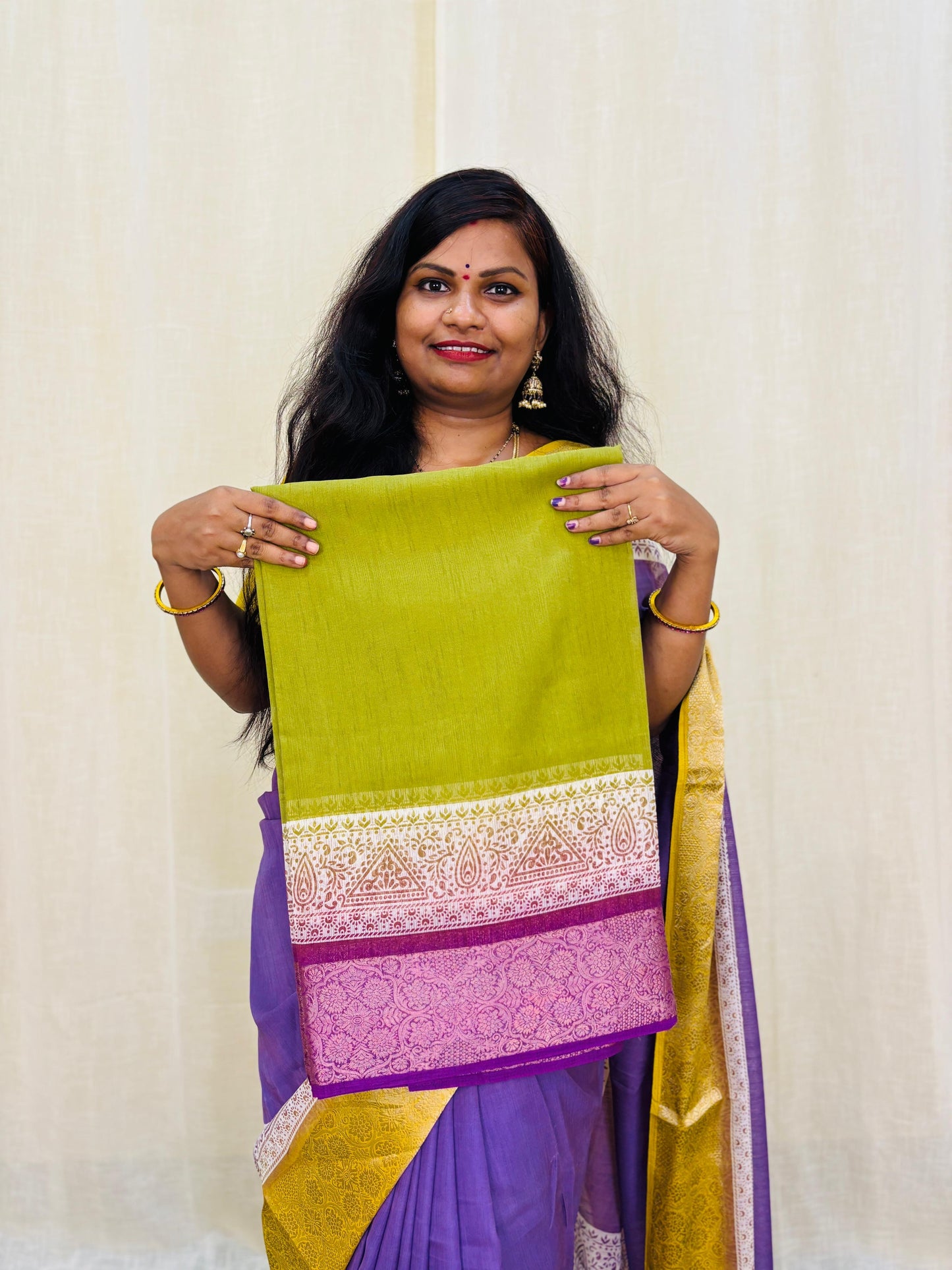 Semi Mysore Crepe Silk Sarees