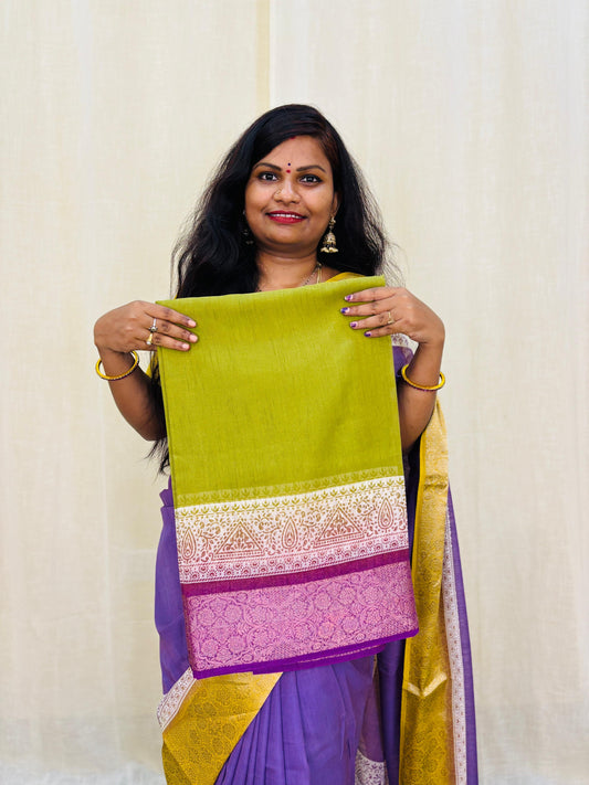 Semi Mysore Crepe Silk Sarees