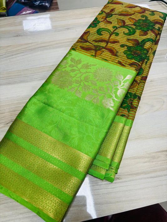 Kora Organz Checks Sarees