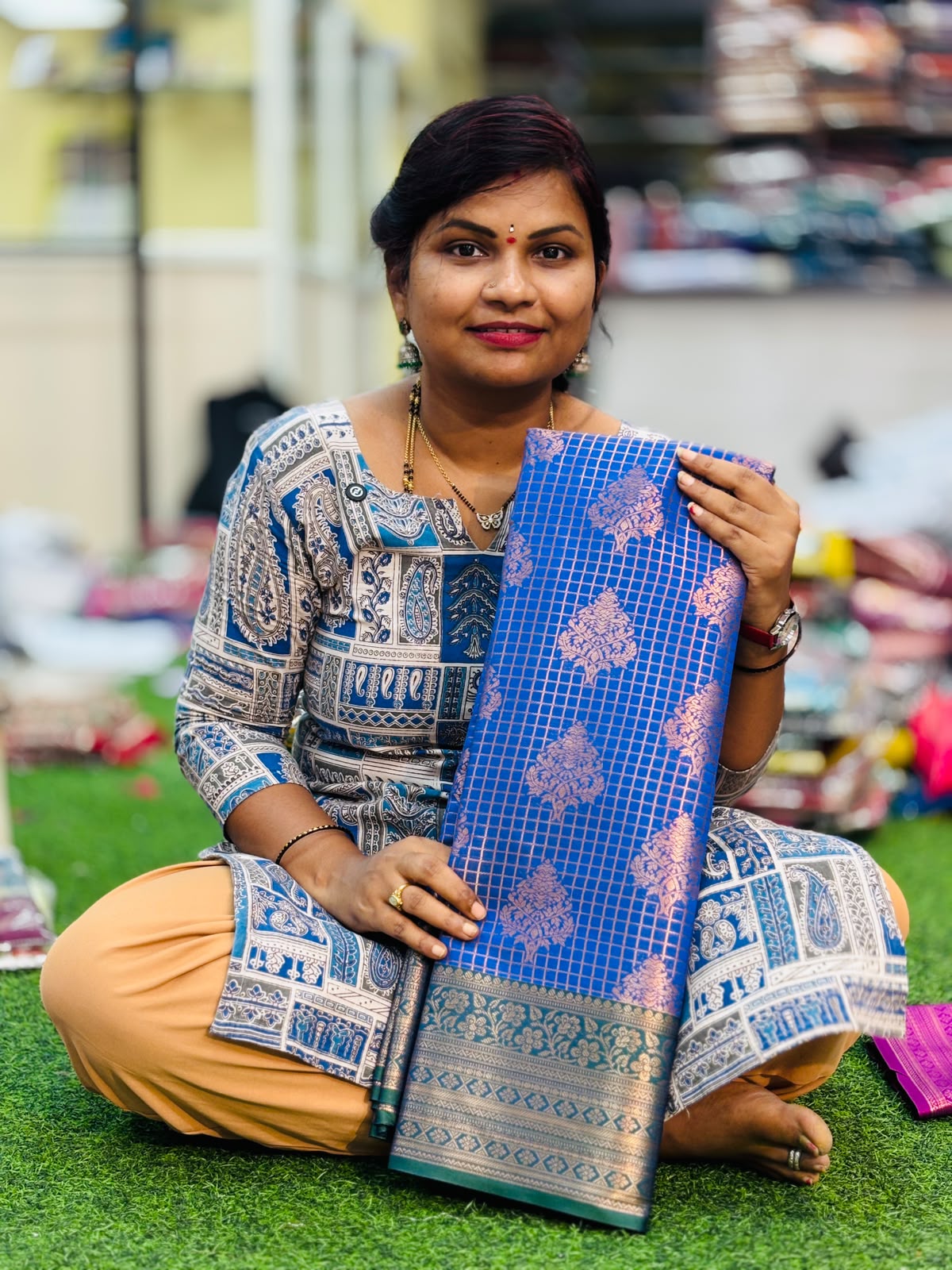 Semi Kanchi pattu sarees