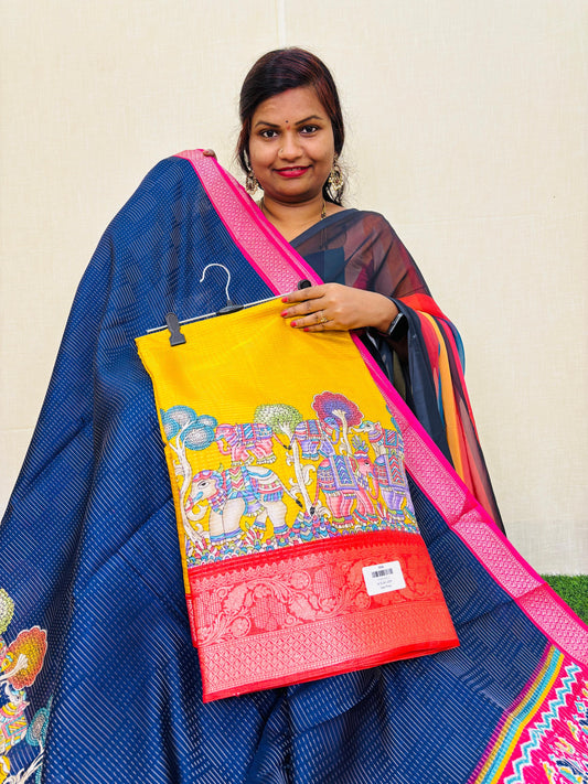 అంబారీ థీమ్ క్రేప్ సిల్క్