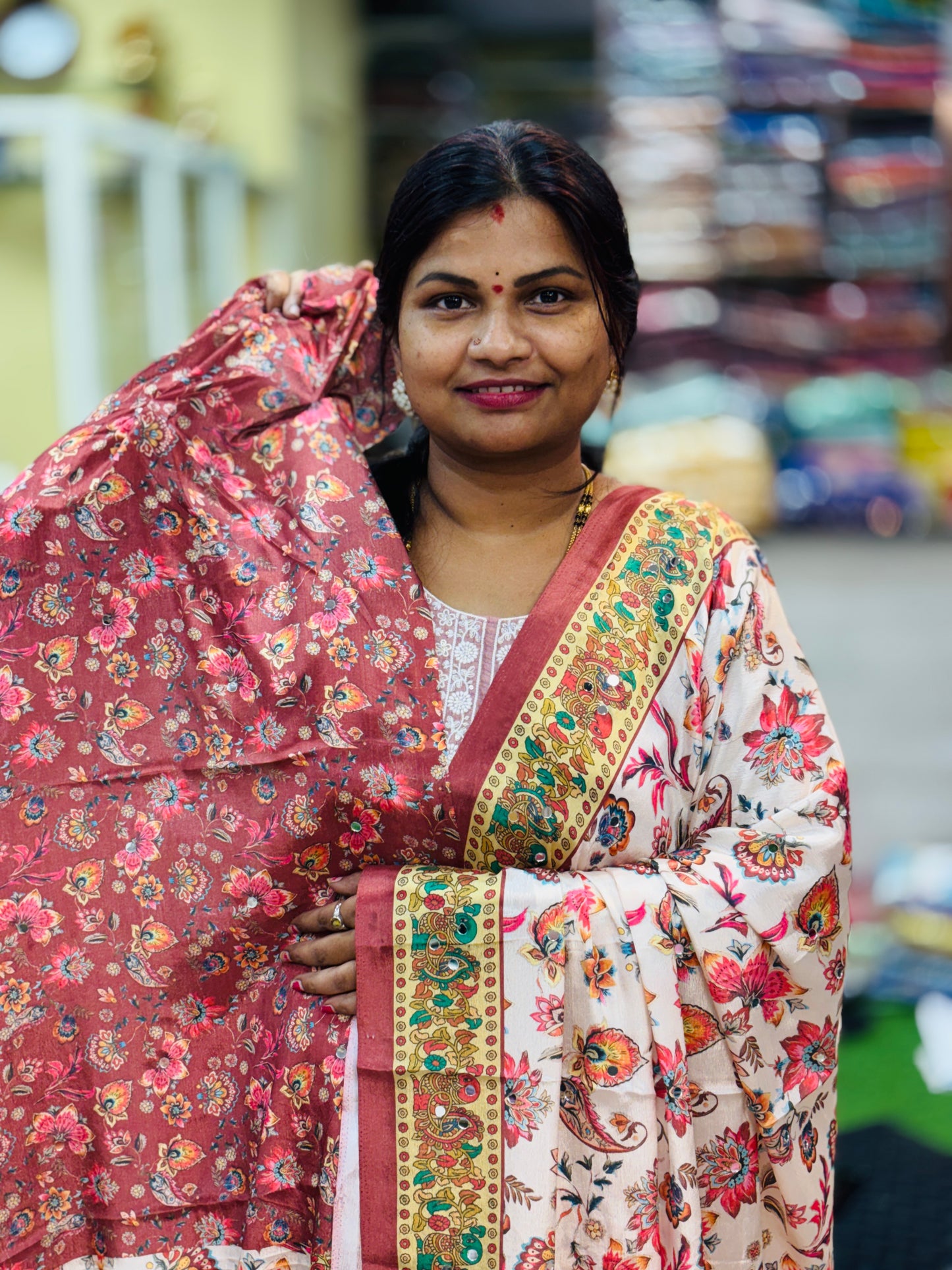 Kalamkari Azrak sarees