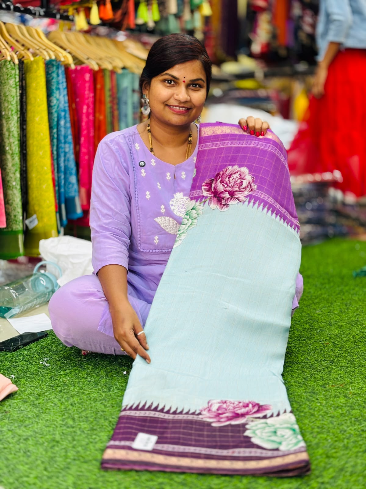 Ganga Jamuna border crepe sarees