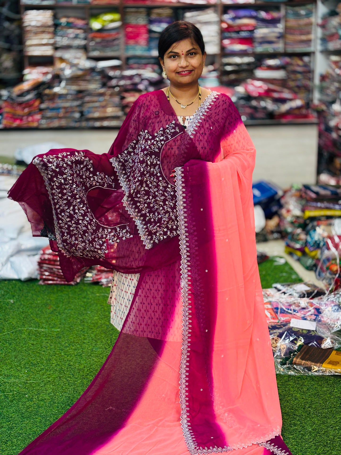 Designer Rangoli Sarees