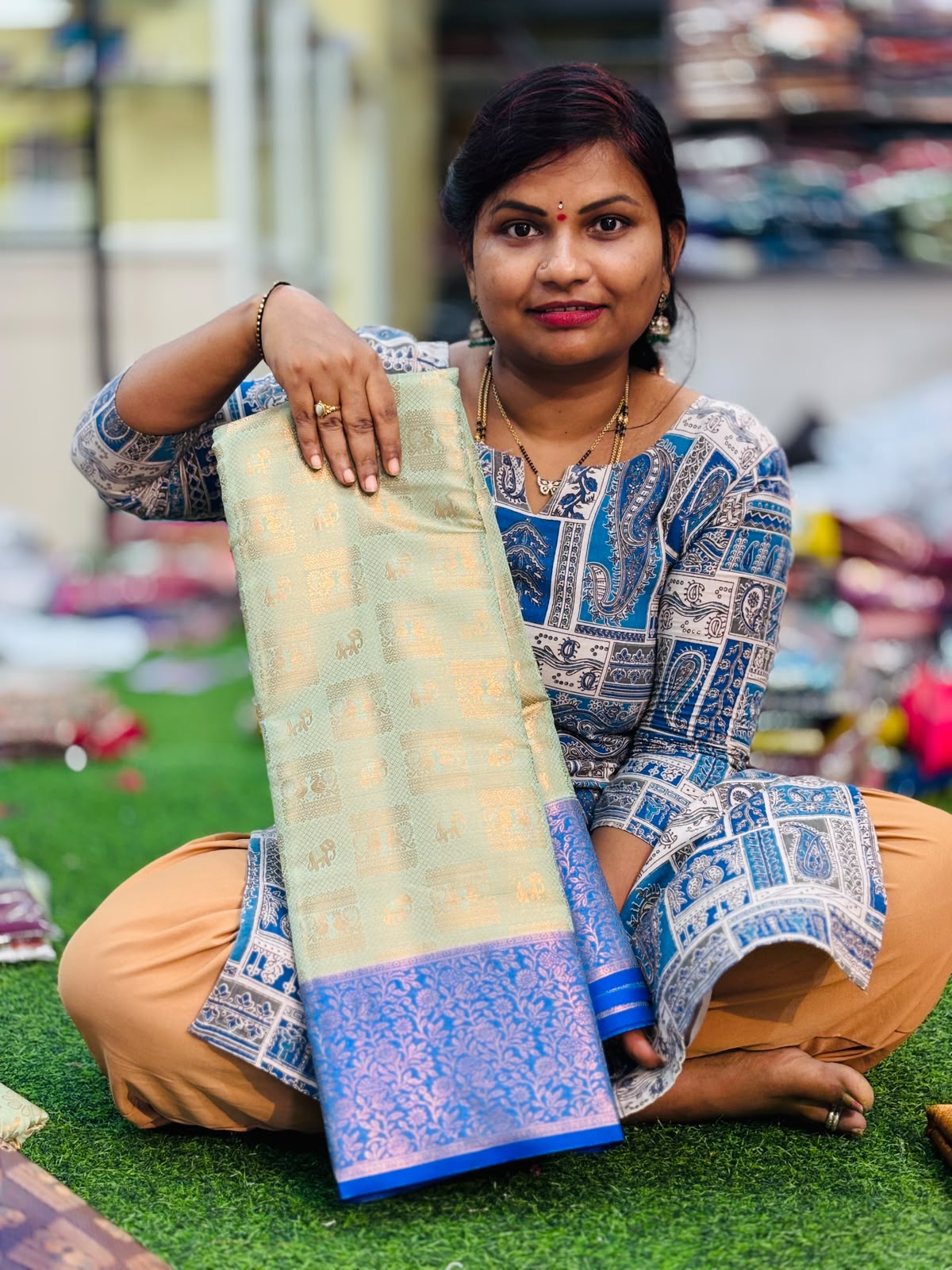 Semi Kanchi pattu sarees