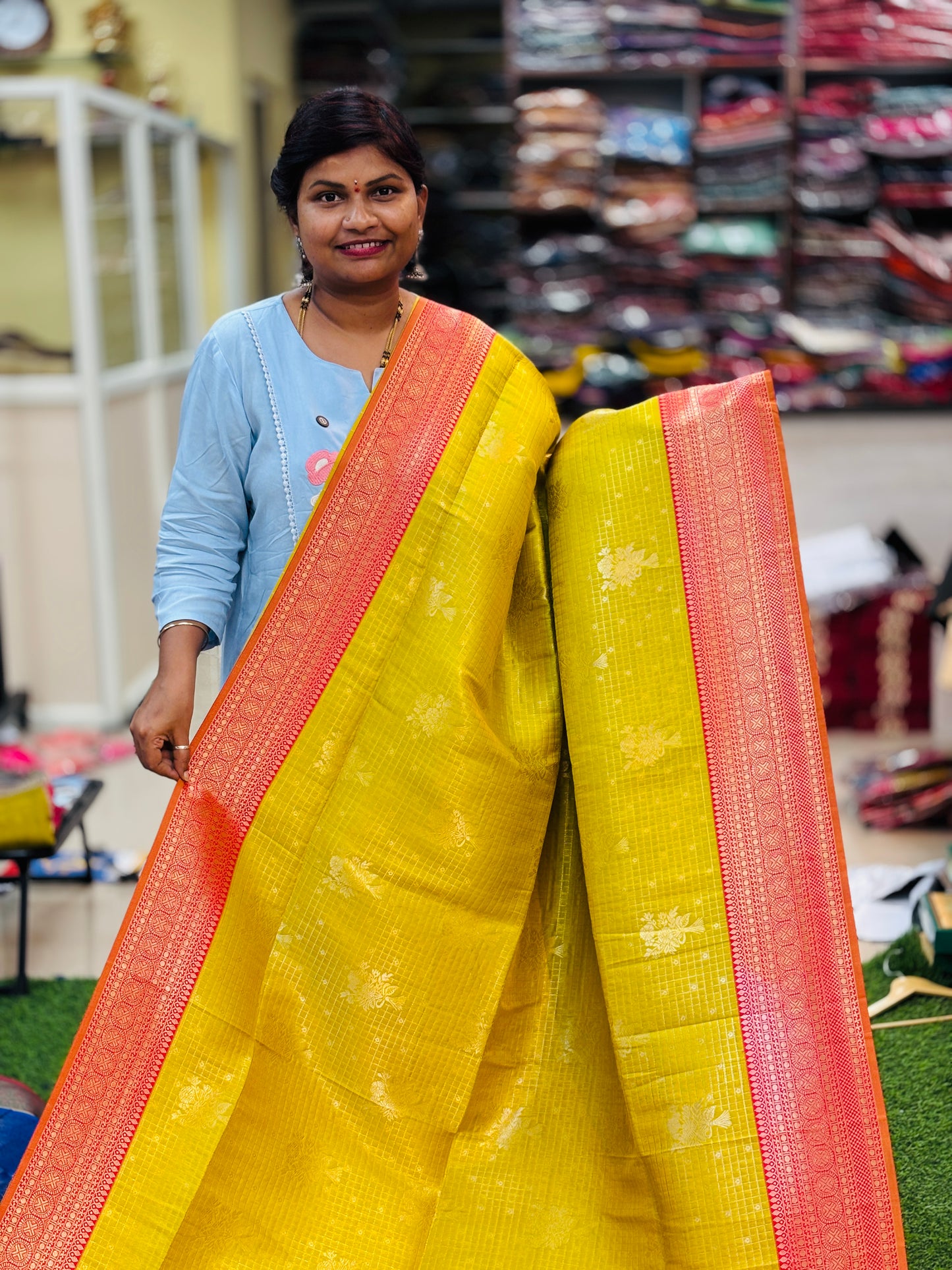 Semi Kanchi Pattu Sarees