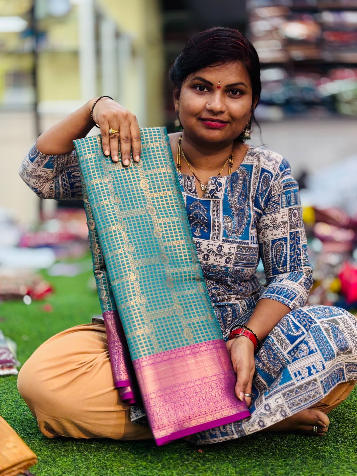 Semi Kanchi pattu sarees