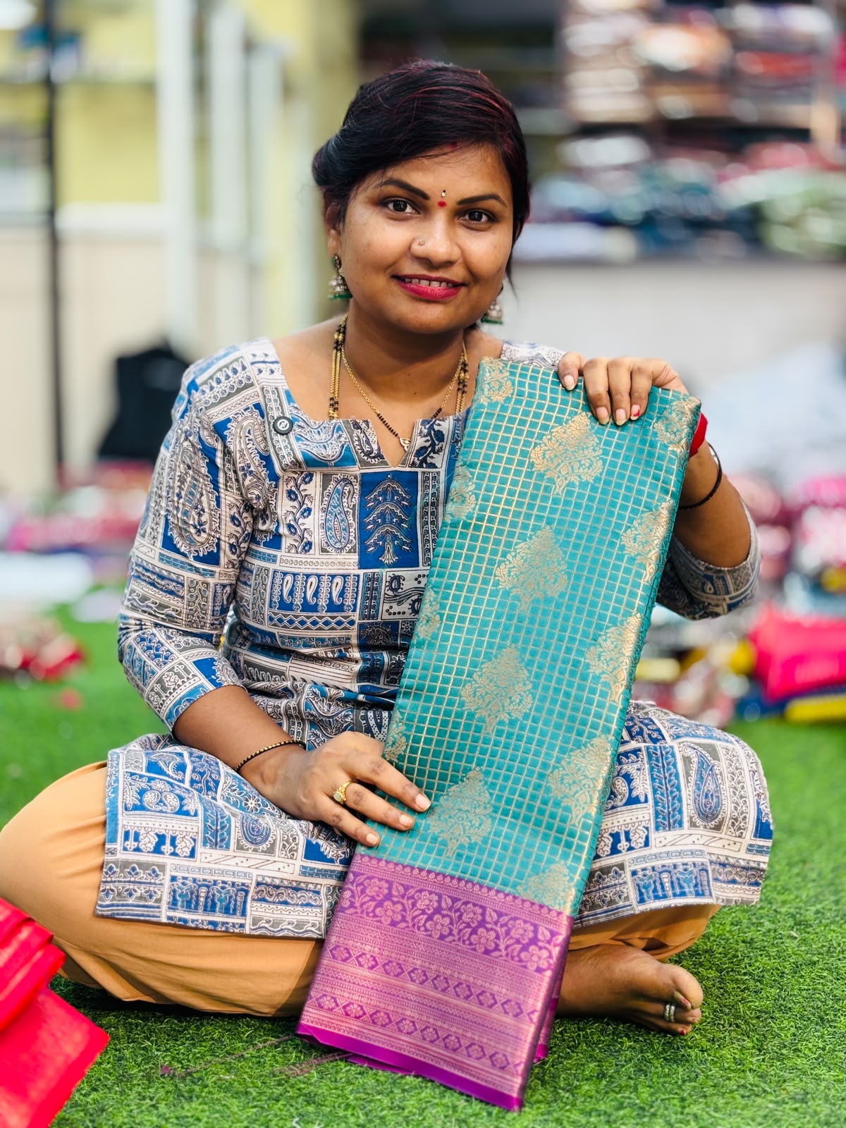 Semi Kanchi pattu sarees