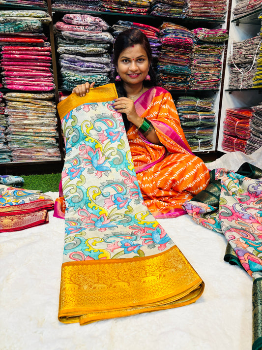 Kalamkari Kanchi Weaving