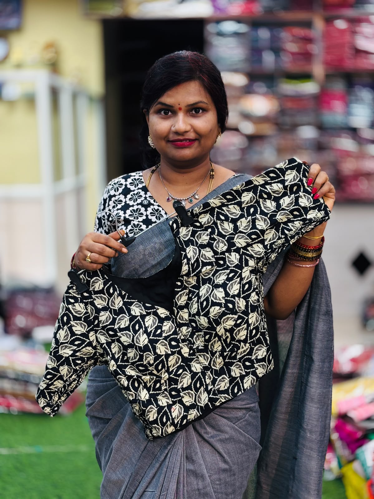 Readymade cotton Kalamkari blouses