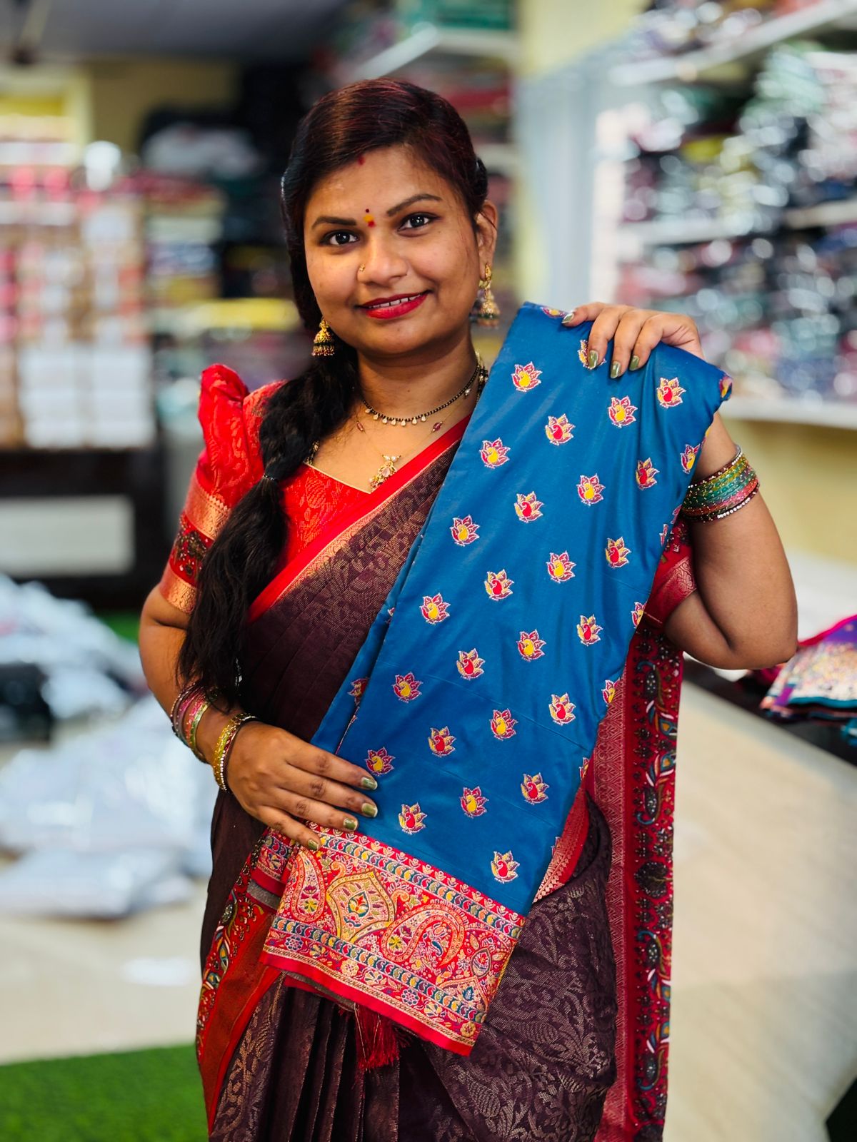 Pashmina Small Border Kanchivaram Saree