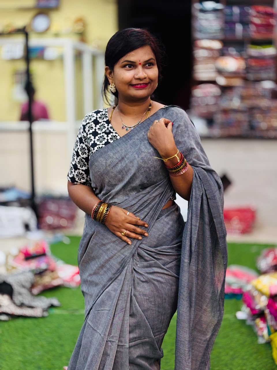 Mal Khadi Cotton Sarees