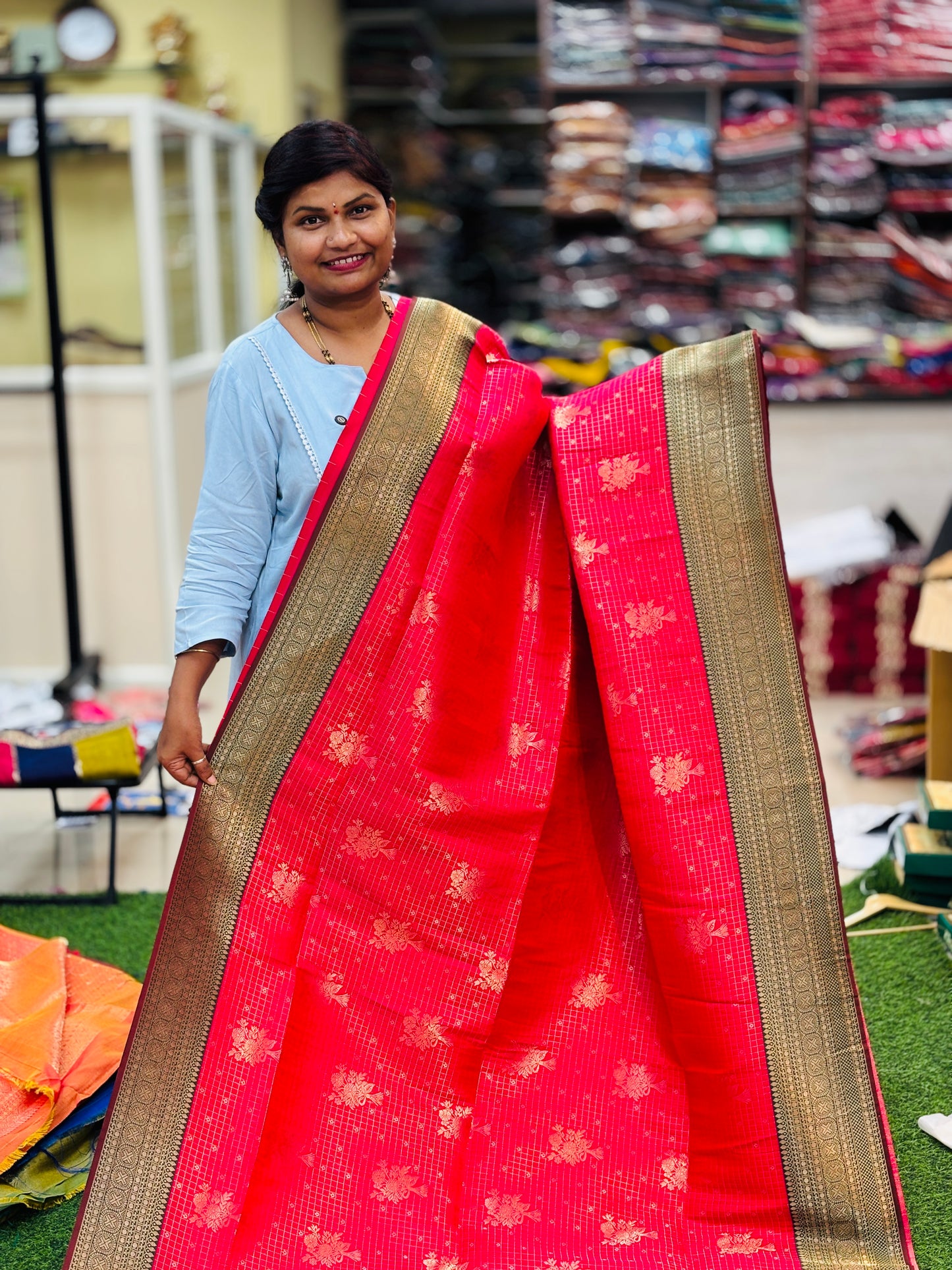 Semi Kanchi Pattu Sarees