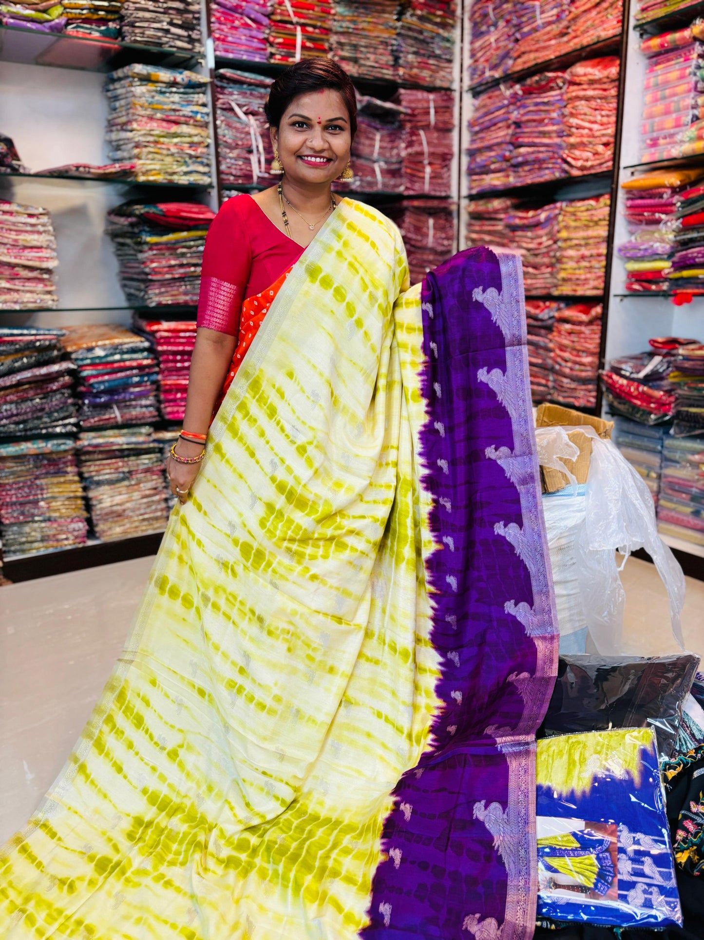 Banarasi Mashroom Silk Sarees
