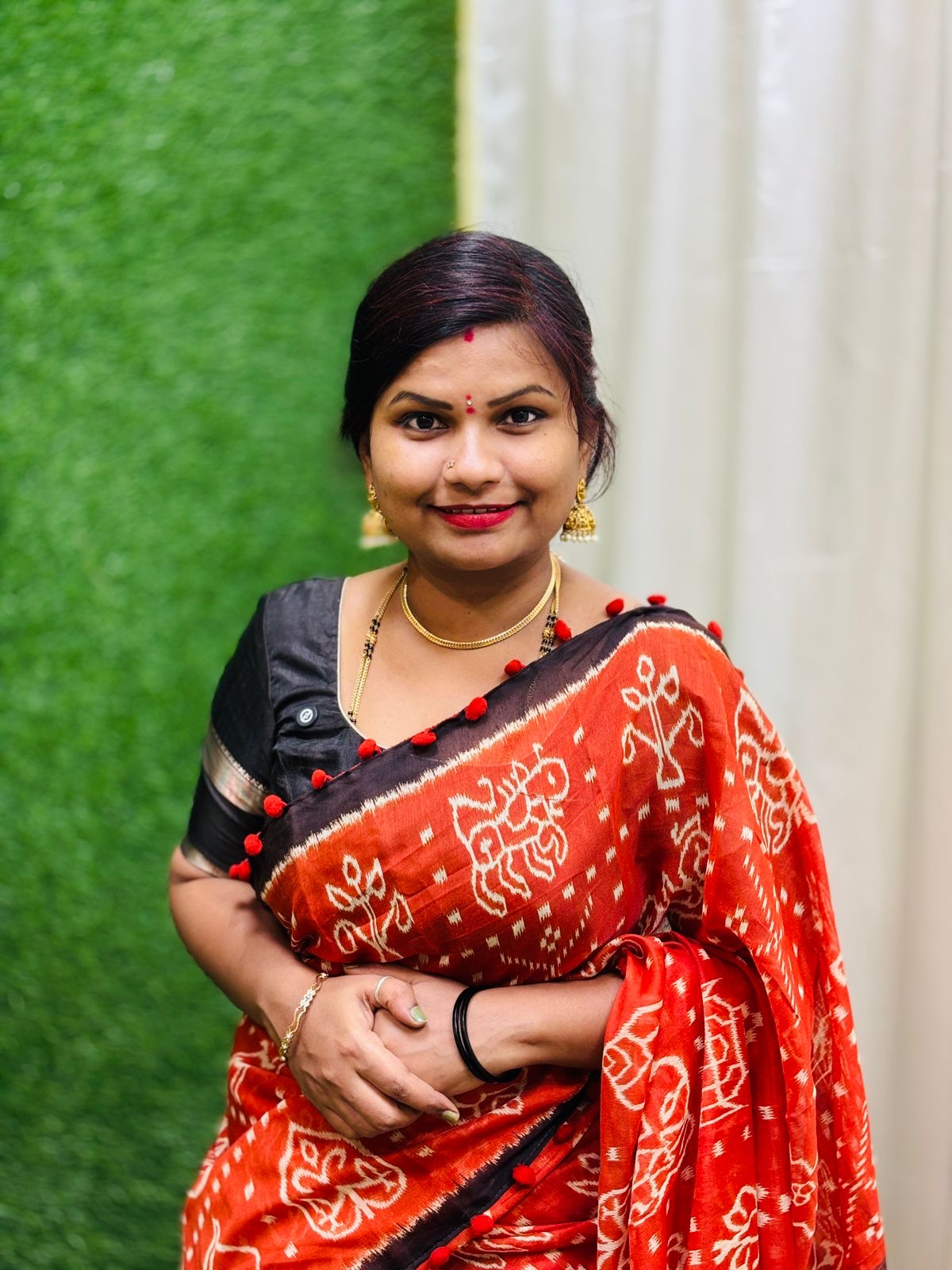 Ikkath printed soft silk cotton