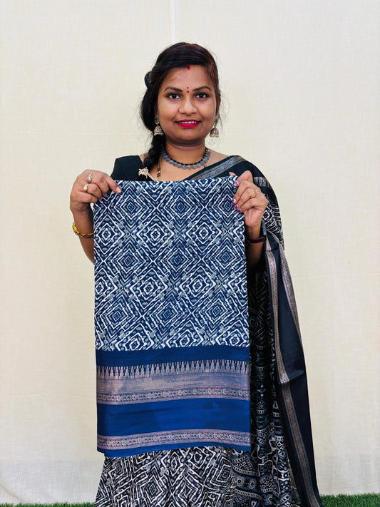 Azrak Dola Silk Saree