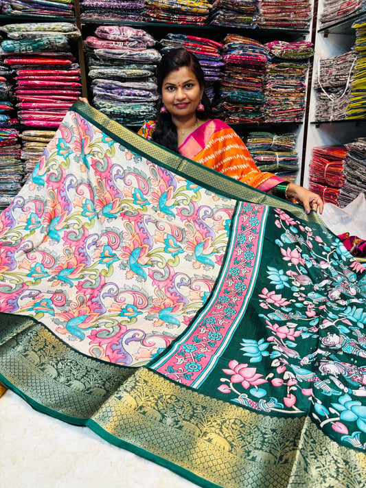 Kalamkari Kanchi Weaving