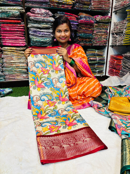 Kalamkari Kanchi Weaving
