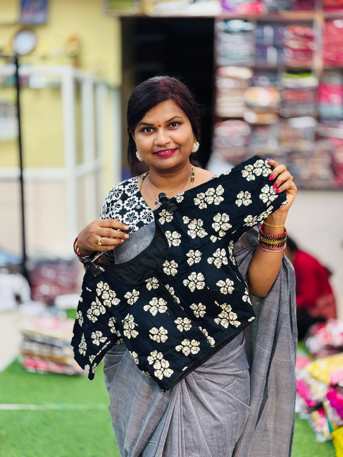 Readymade cotton Kalamkari blouses