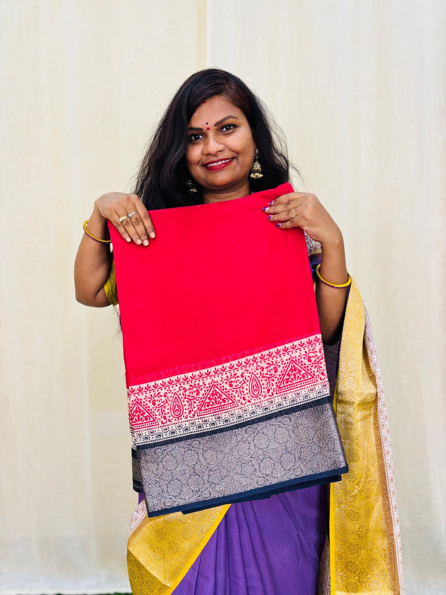 Semi Mysore Crepe Silk Sarees