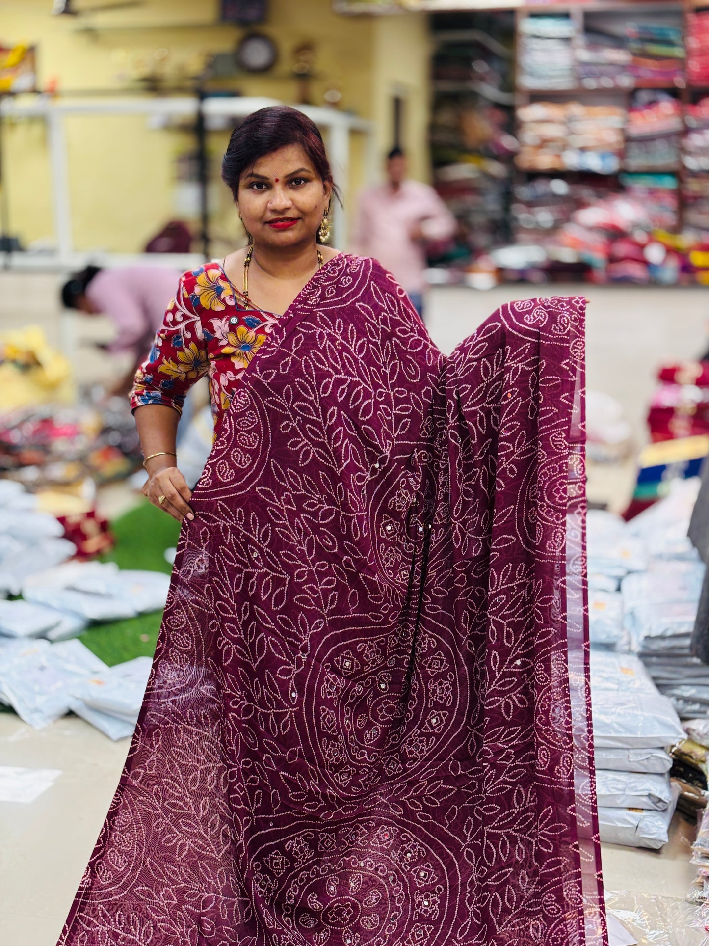 Azrak Chiffon Sarees