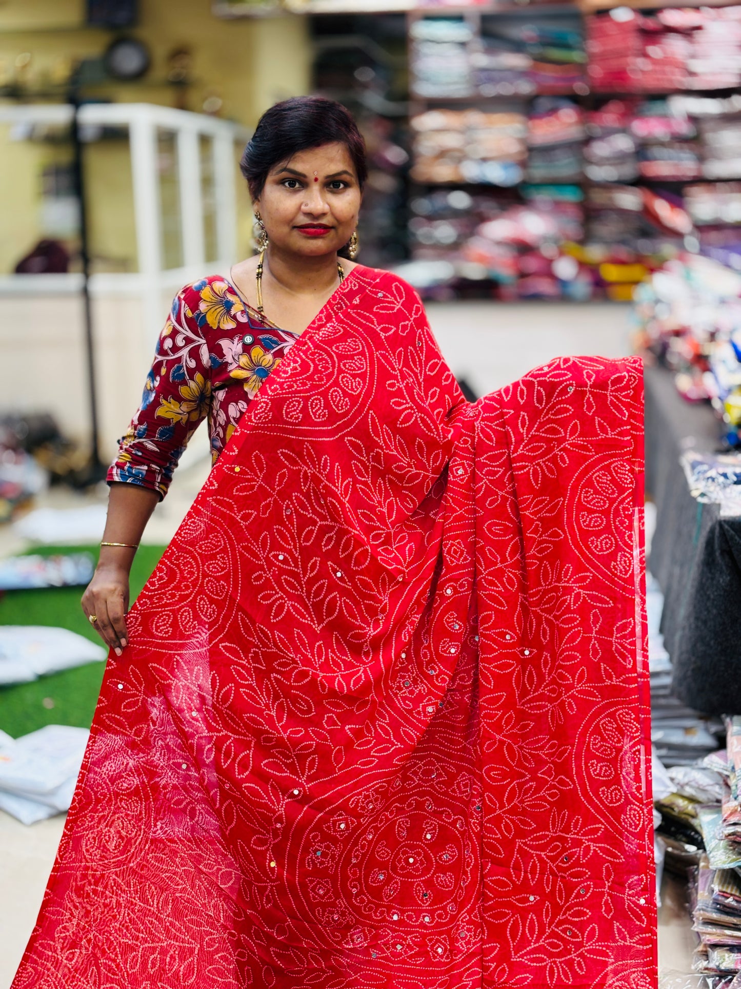 Azrak Chiffon Sarees