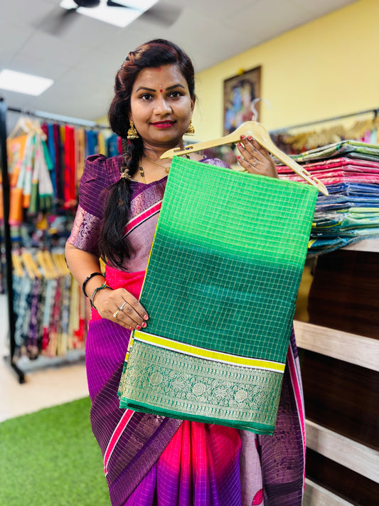 Multi Colour Dola Crepe silk