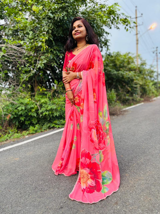 Zardosi Work Chiffons