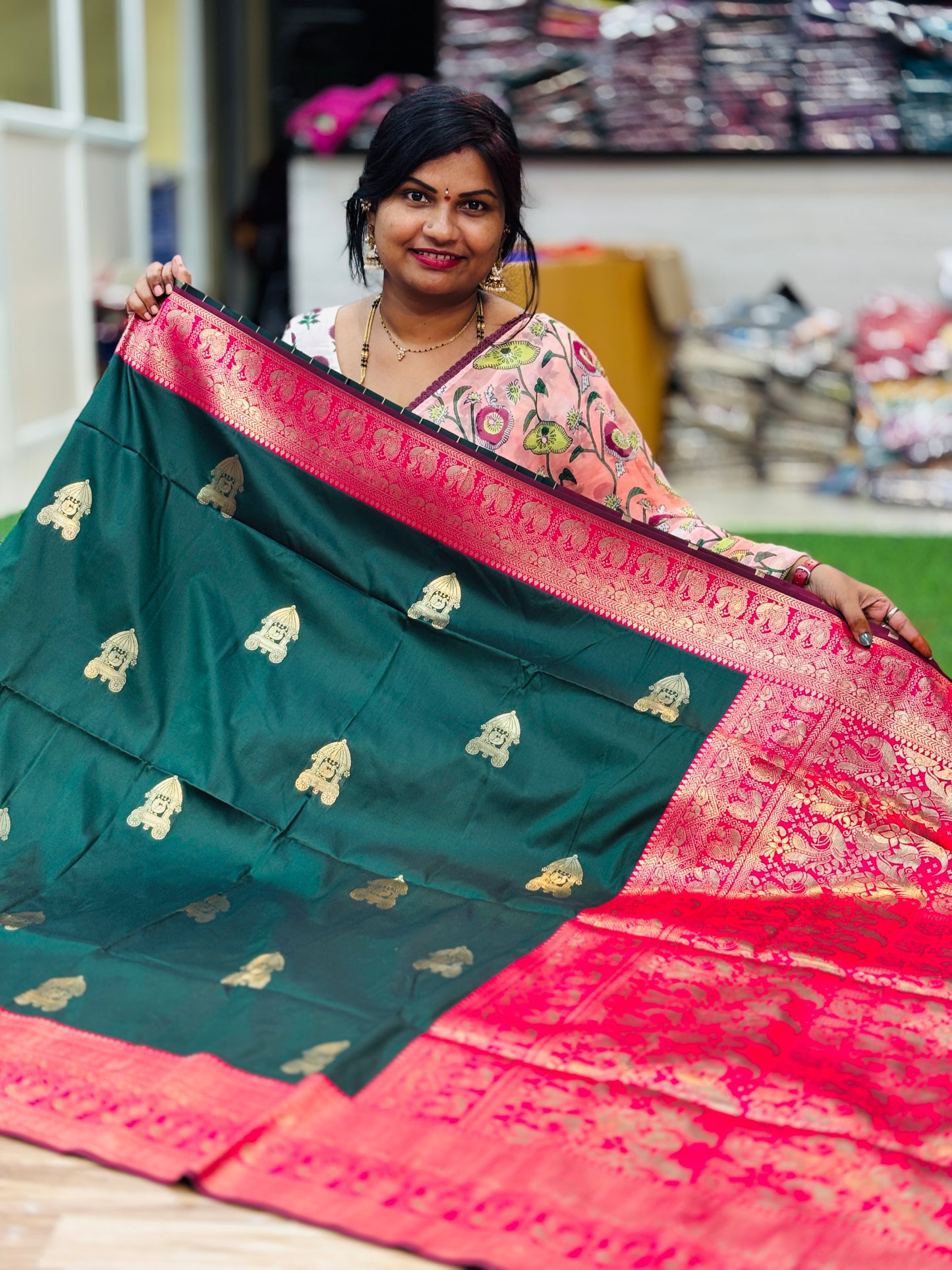 Semi Kanchi Pattu Sarees