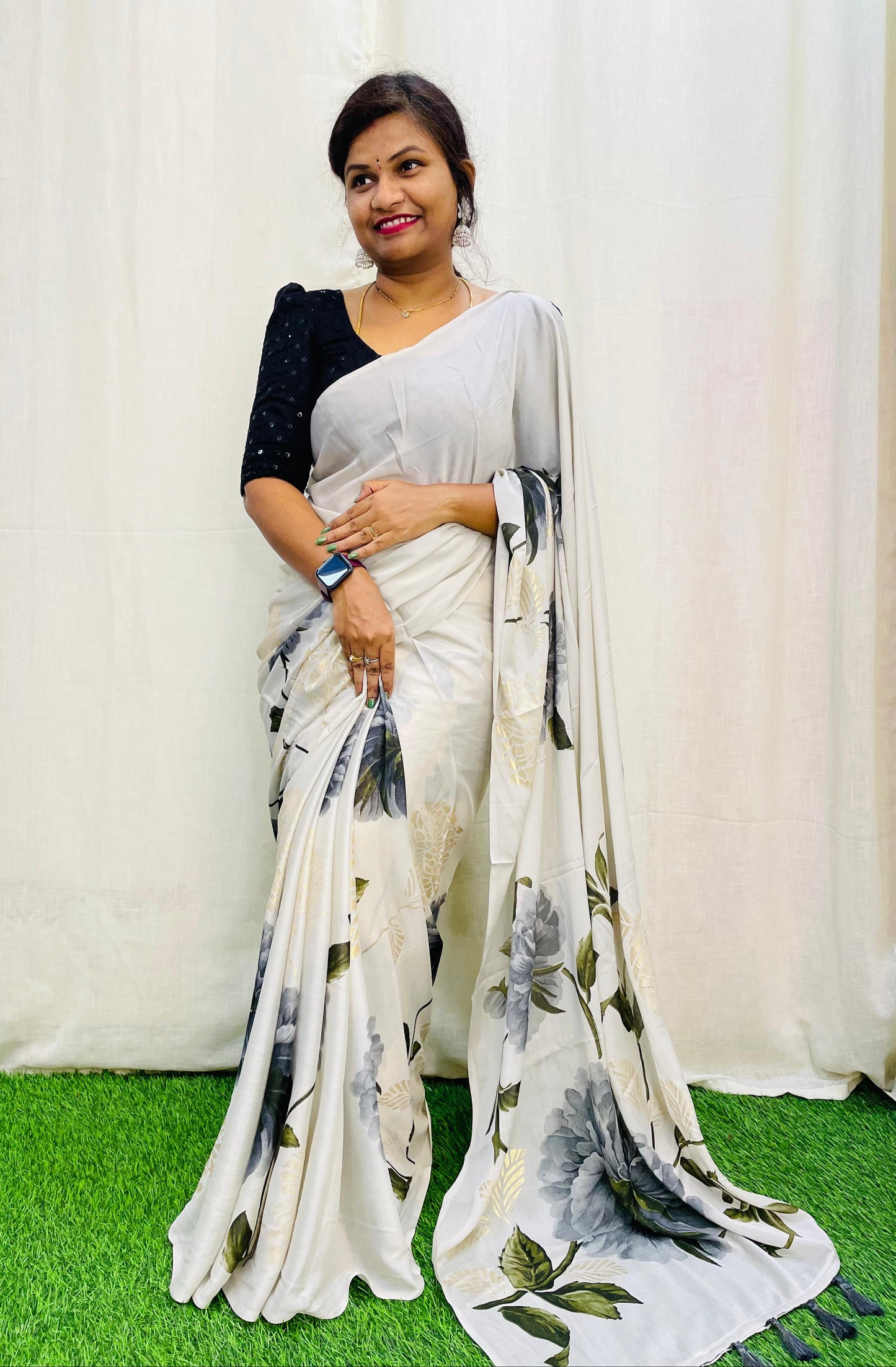 క్రేప్ సిల్క్ చీరలు