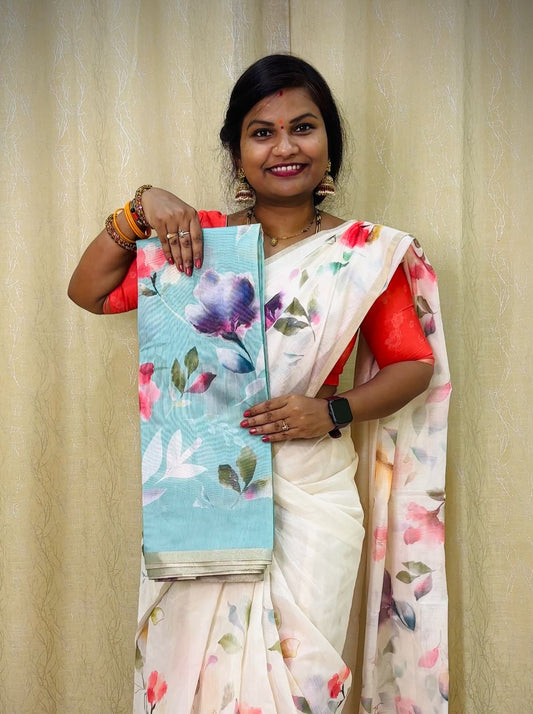 Chanderi Multi Colour Digitals