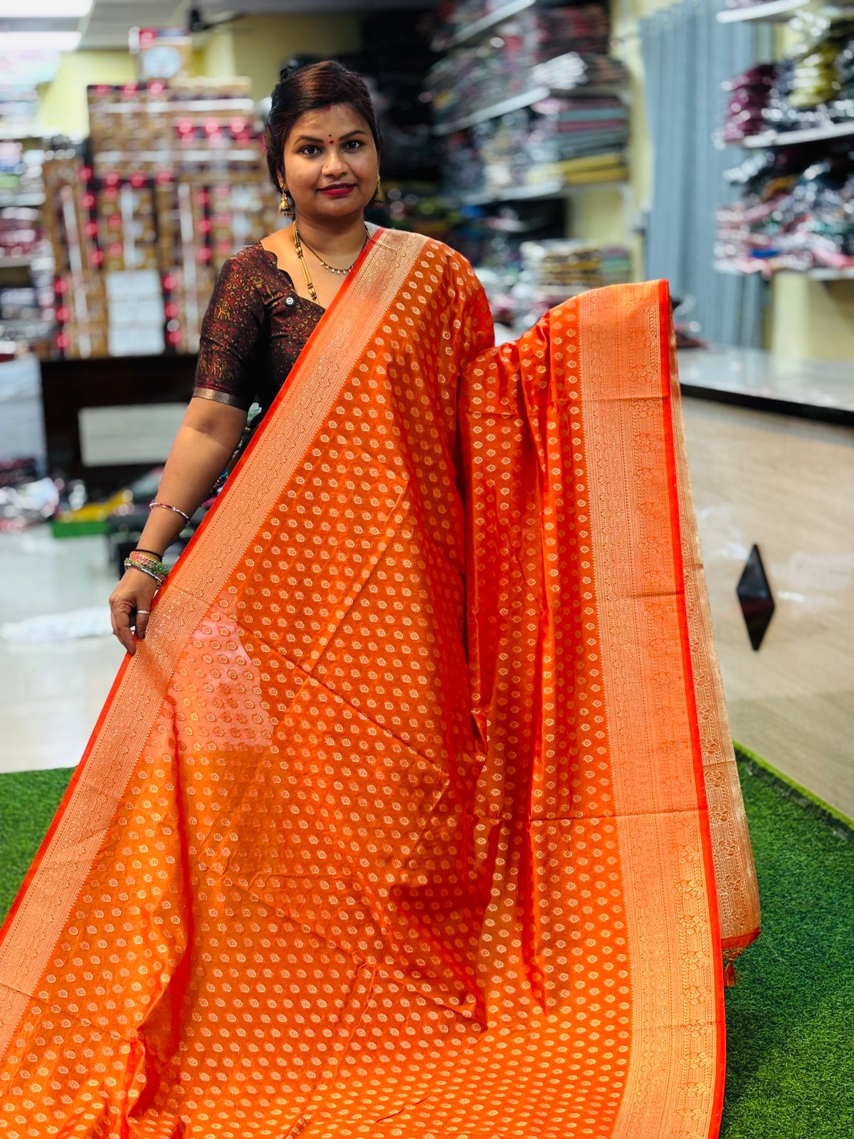 Banarasi Katan Pattu