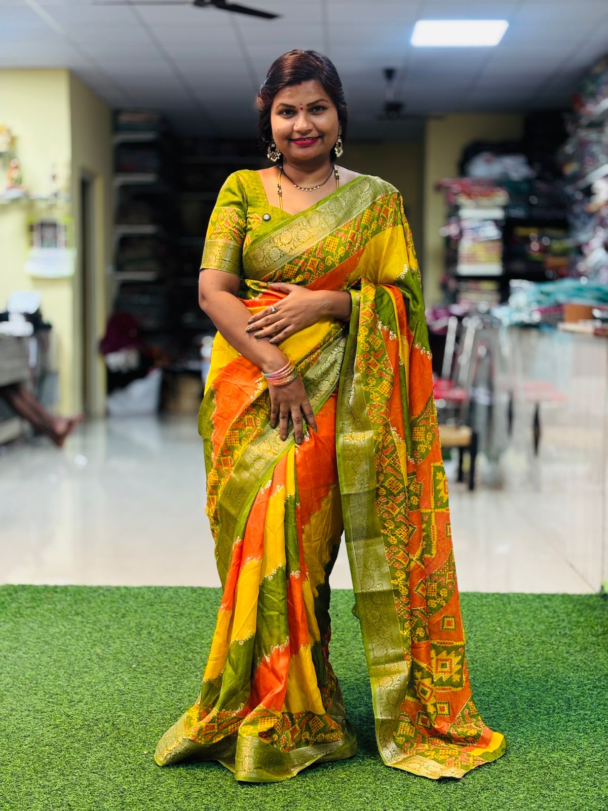 Matty Georgette Pochampally Border