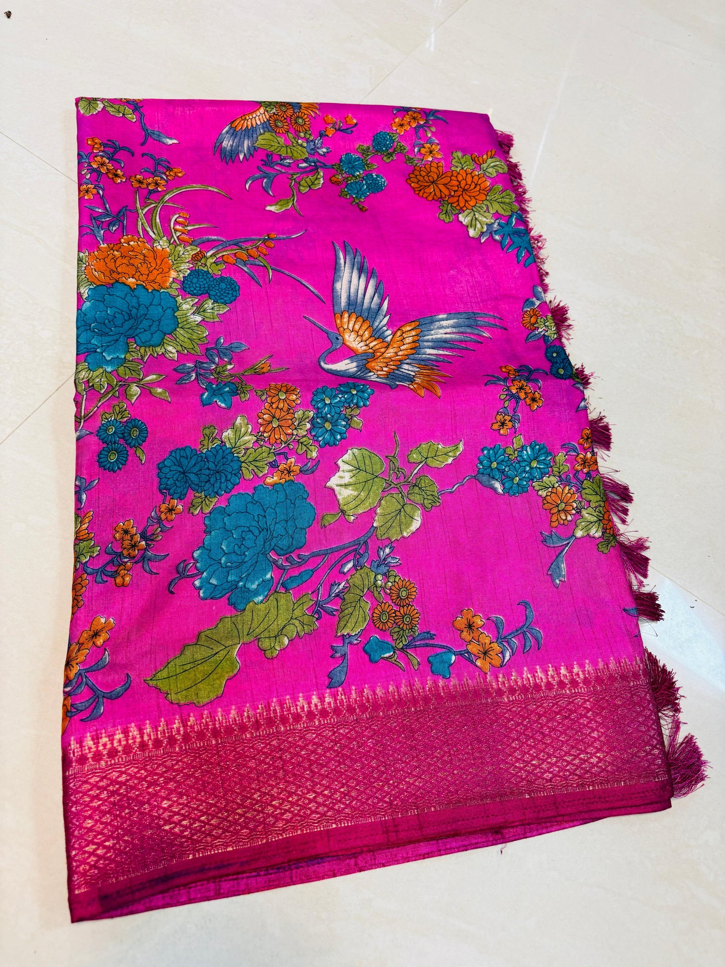 Crape silk