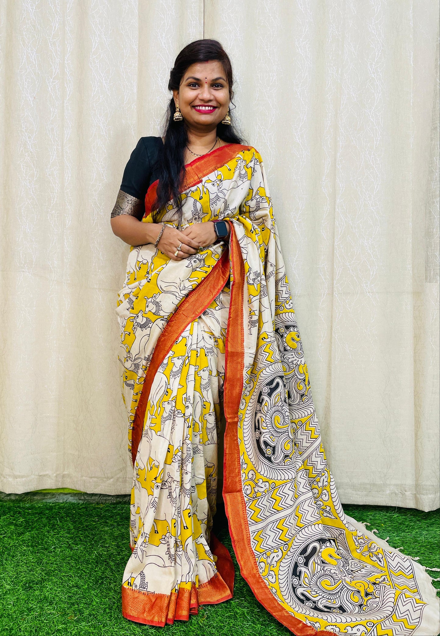 కలంకారి పట్టు చీరలు