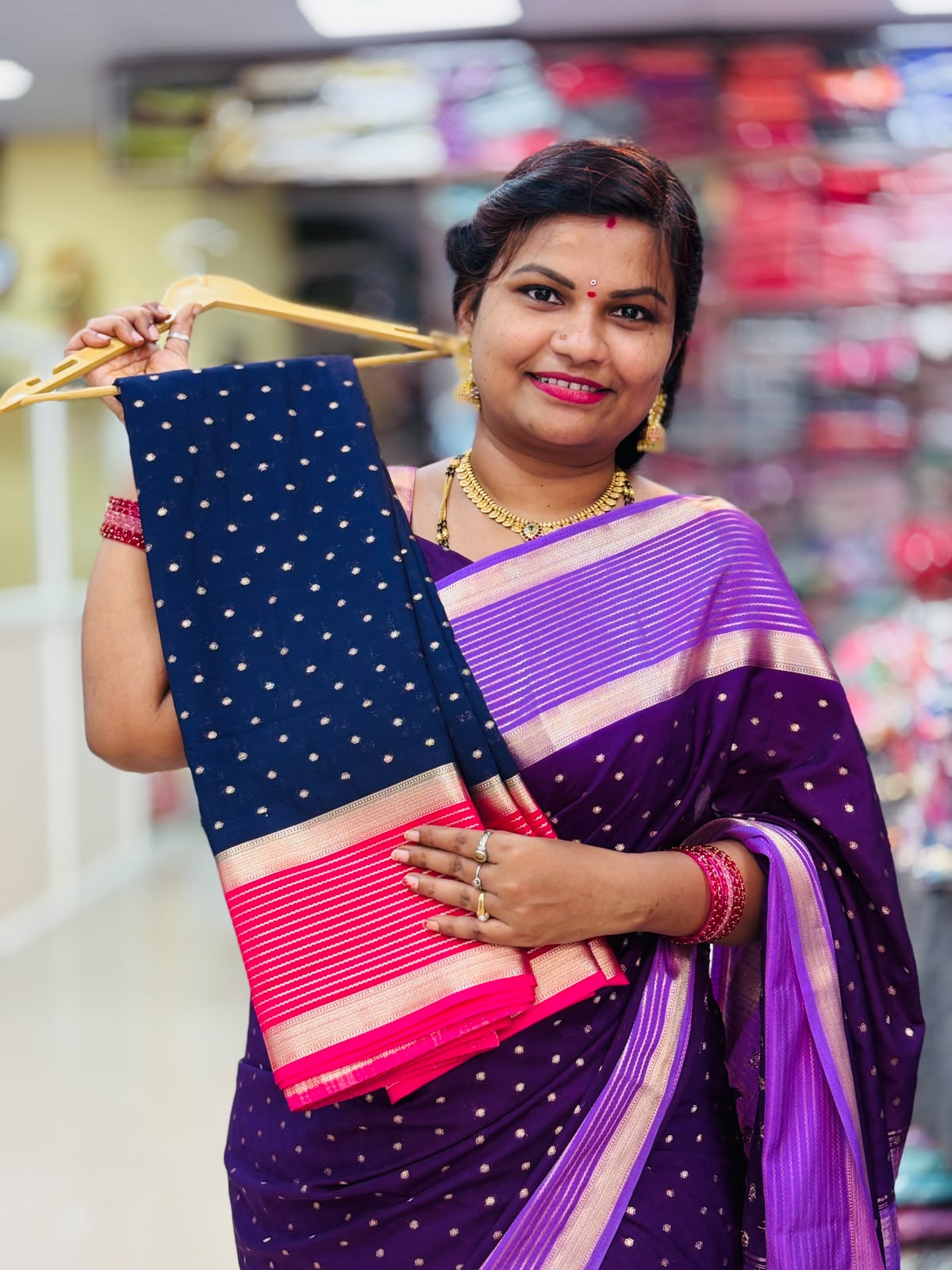 Semi Mysore Crepe Sarees