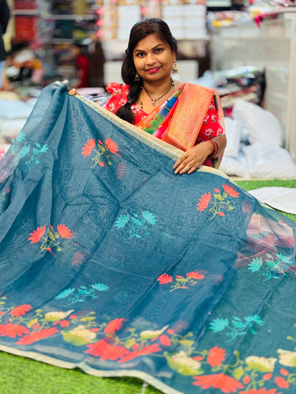 Tulip Chanderi silk