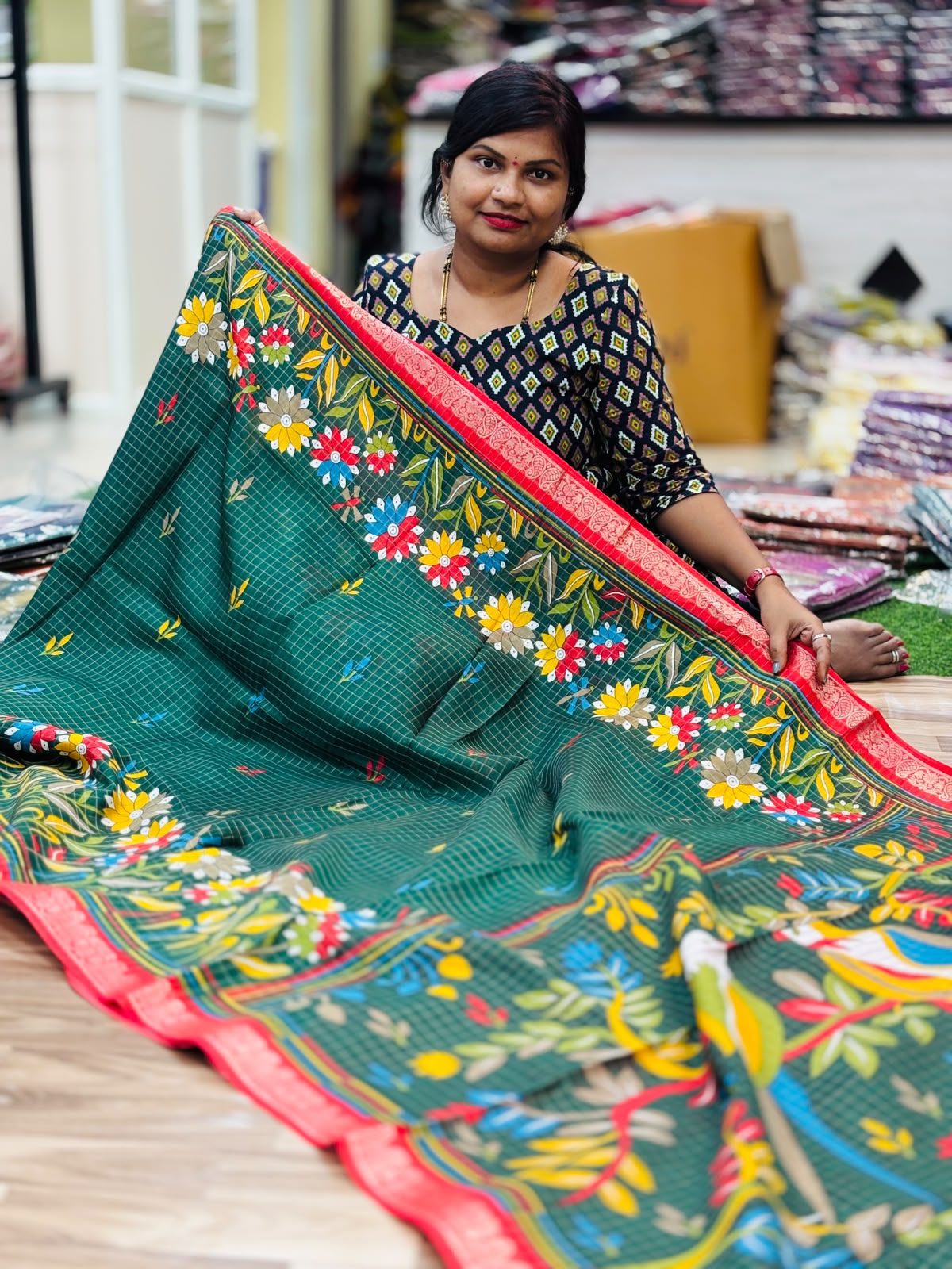 Mangalgiri Silk Saree