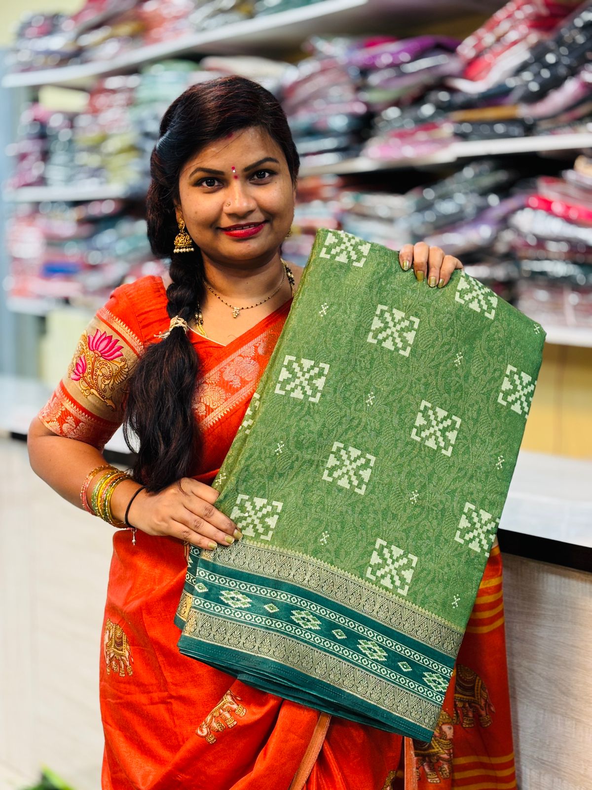 Pochampally Brocade Pattu
