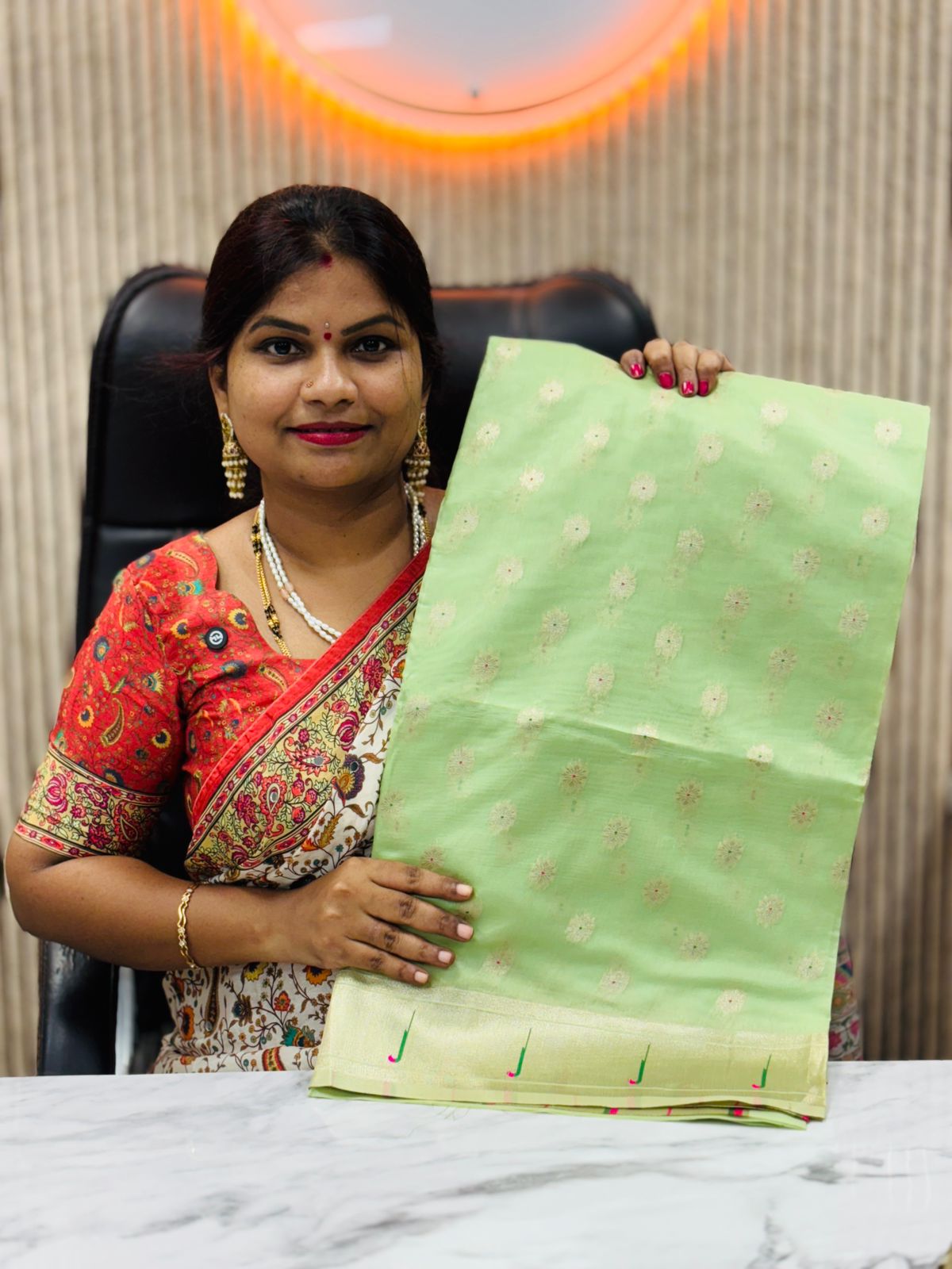 Banarasi Tissue Paithani Saree