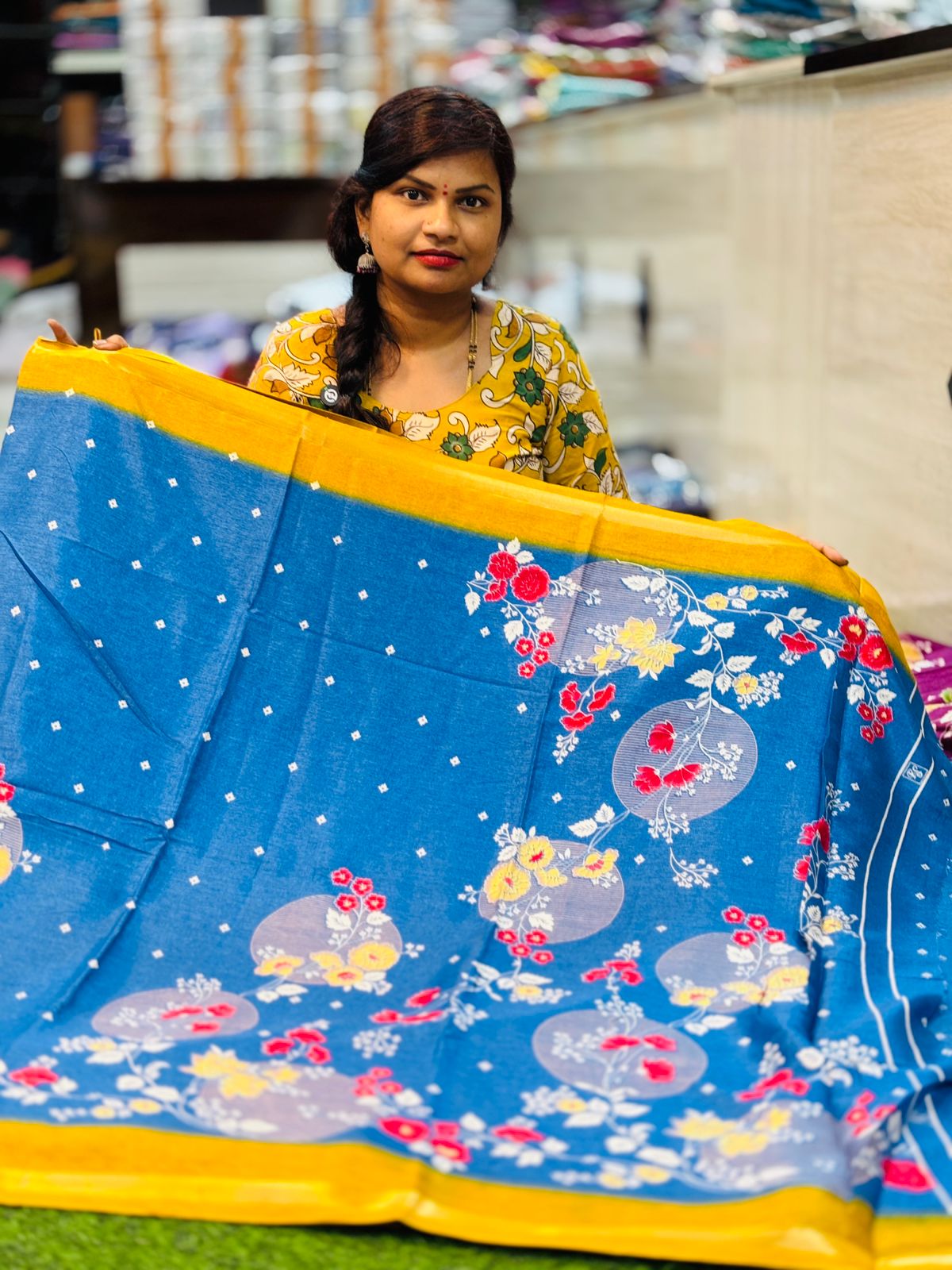 Mashroom Silk Saree