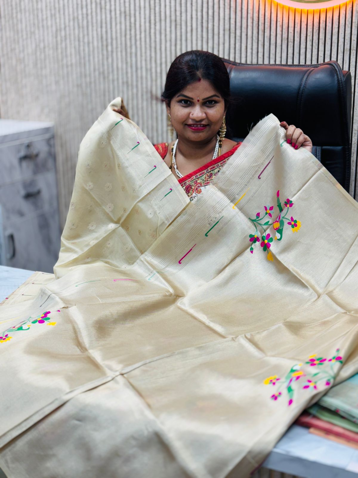 Banarasi Tissue Paithani Saree