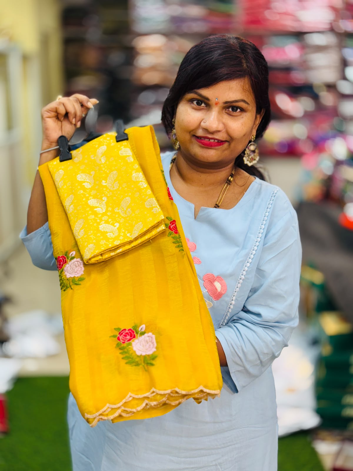 Moonga scribes sarees