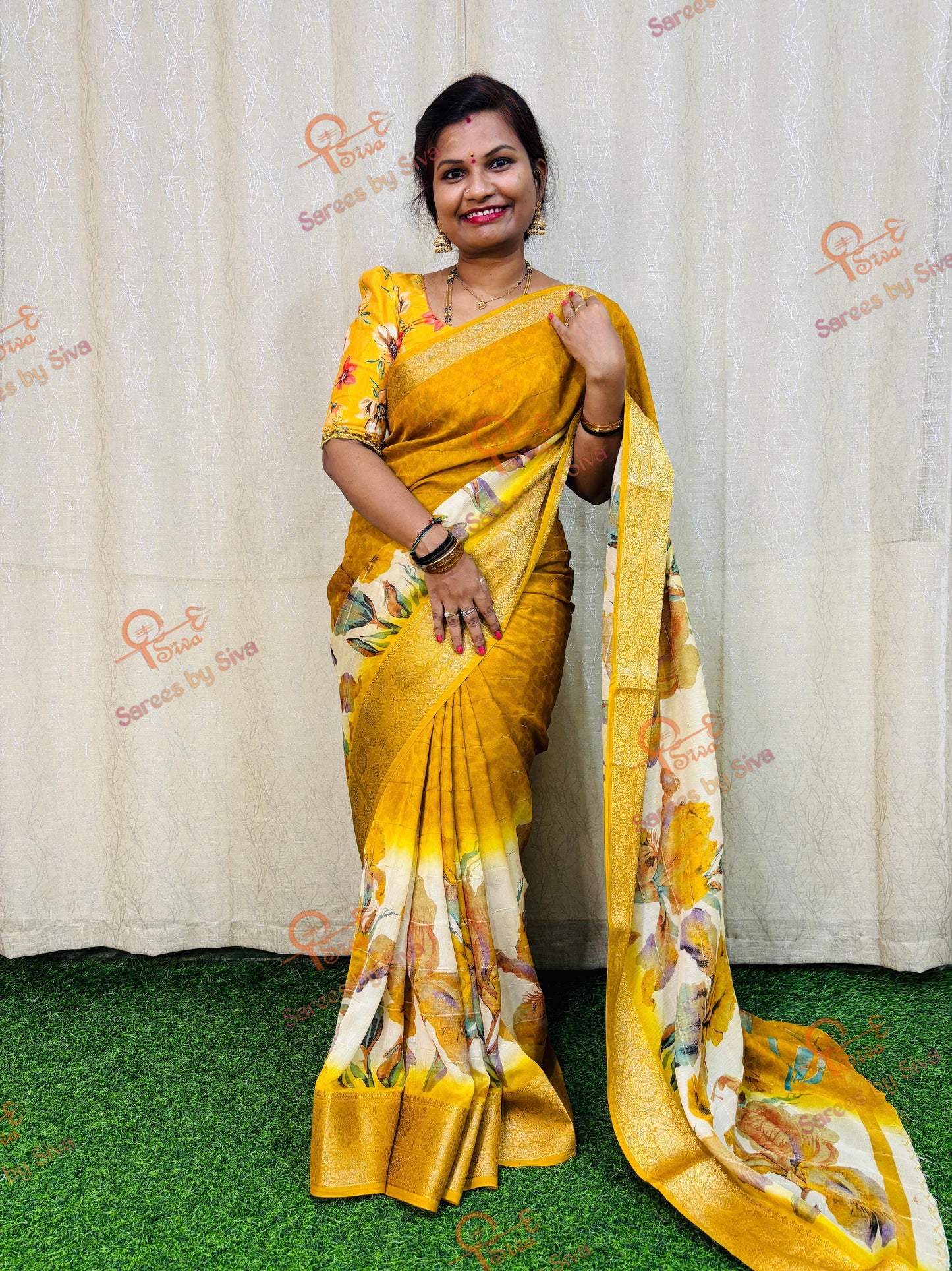 2D మాష్మెల్లో క్రేప్ సిల్క్