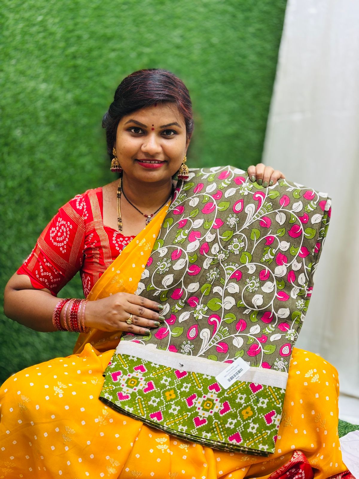 Kalamkari Patola Silk