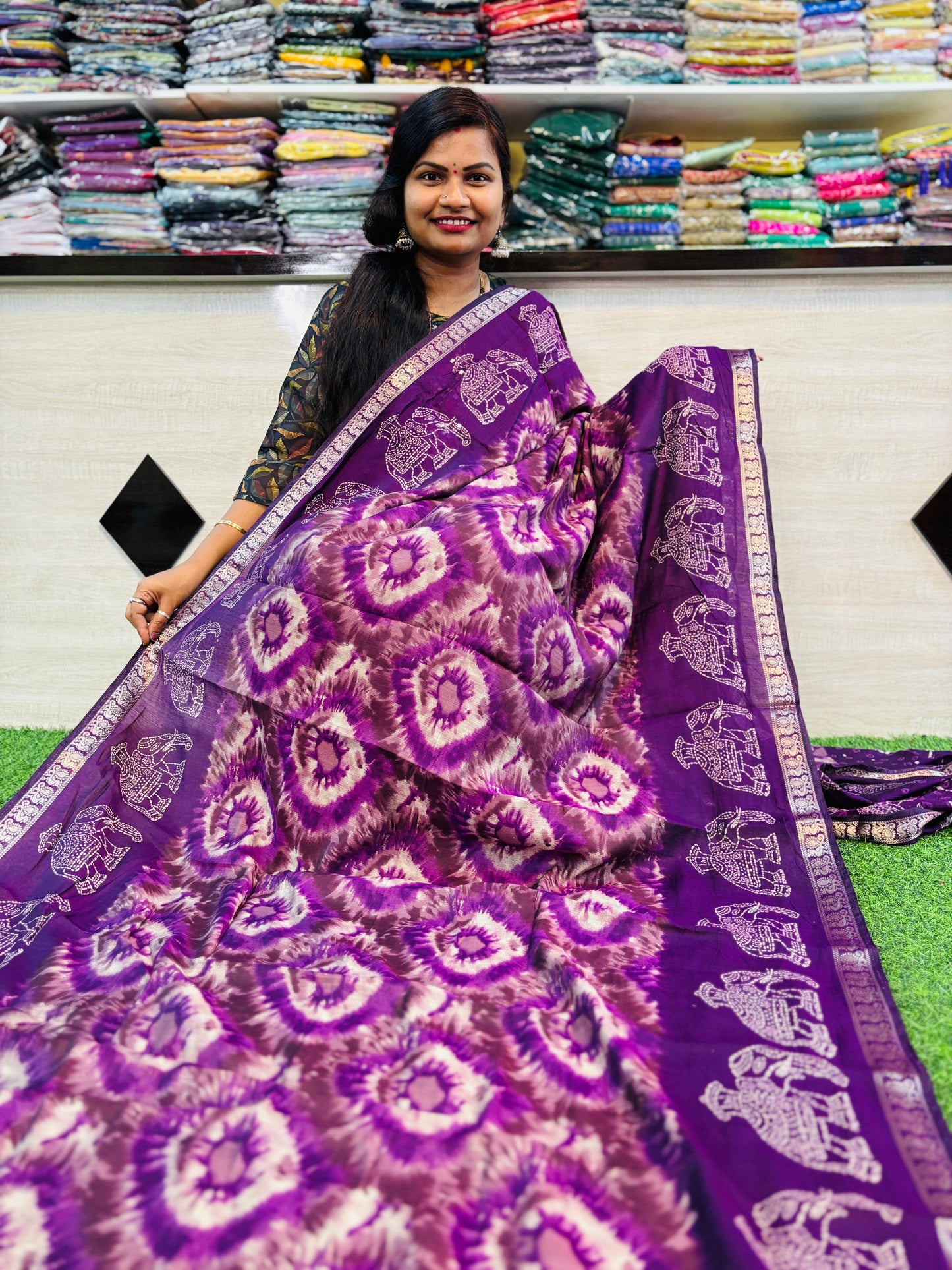 Sibbori Maheshwari Silk