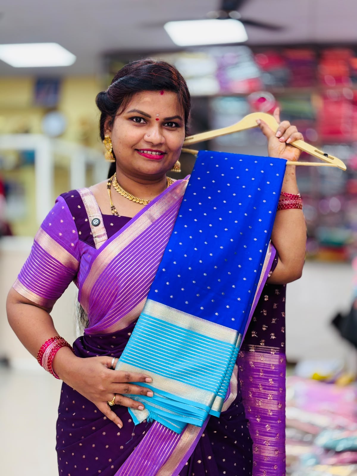 Semi Mysore Crepe Sarees